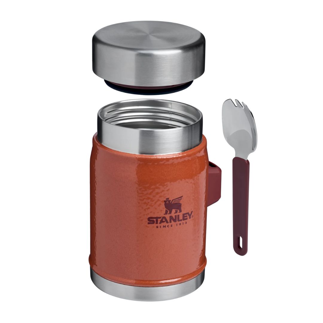 Stanley Classic Legendary Food Jar + Spork in Hammertone Clay (400ml)