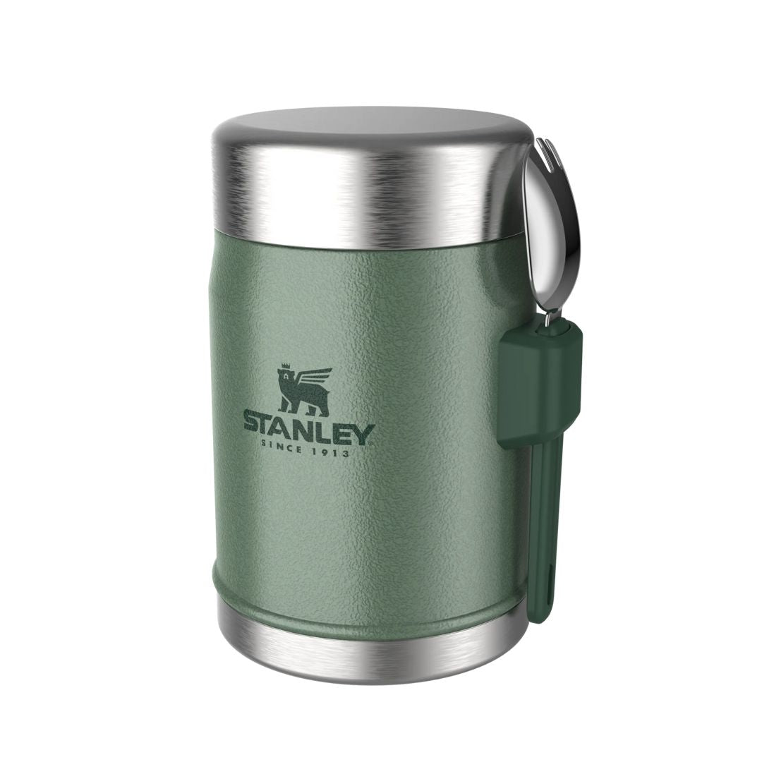 Stanley Classic Legendary Food Jar + Spork in Hammertone Green (400ml)