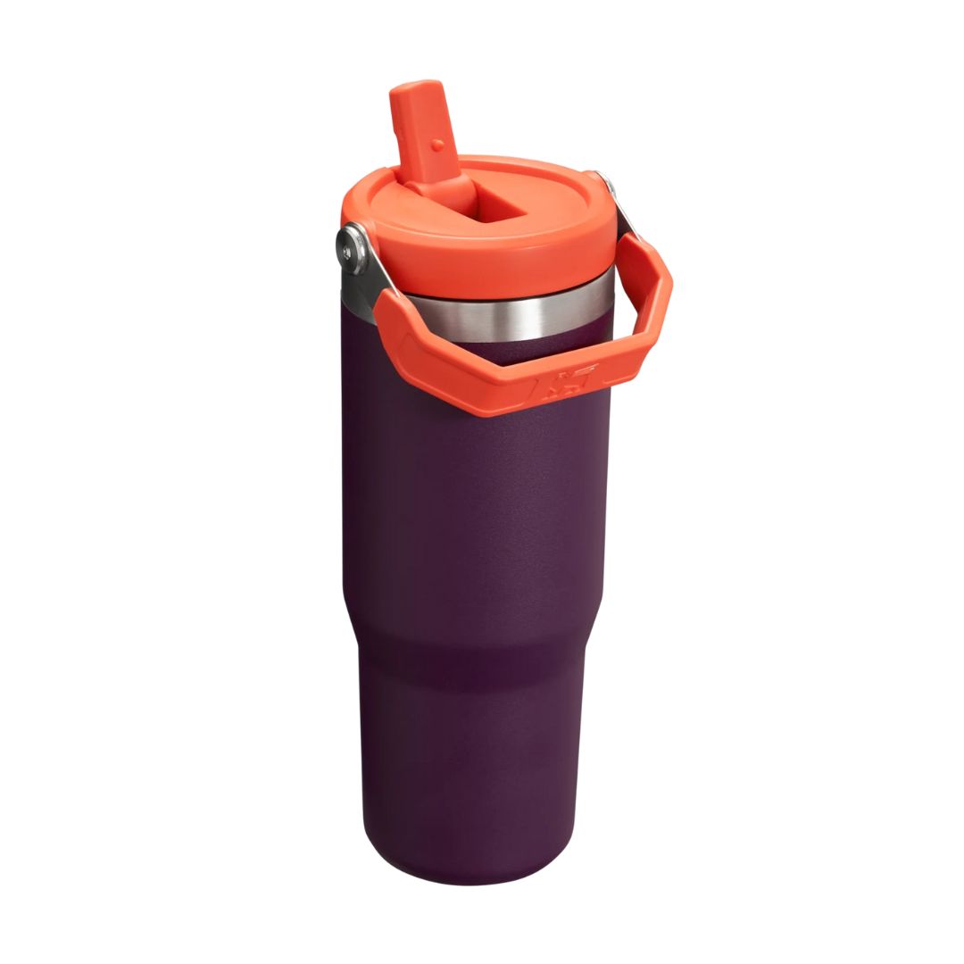 Stanley IceFlow Flip Straw Tumbler in Plum (890ml)