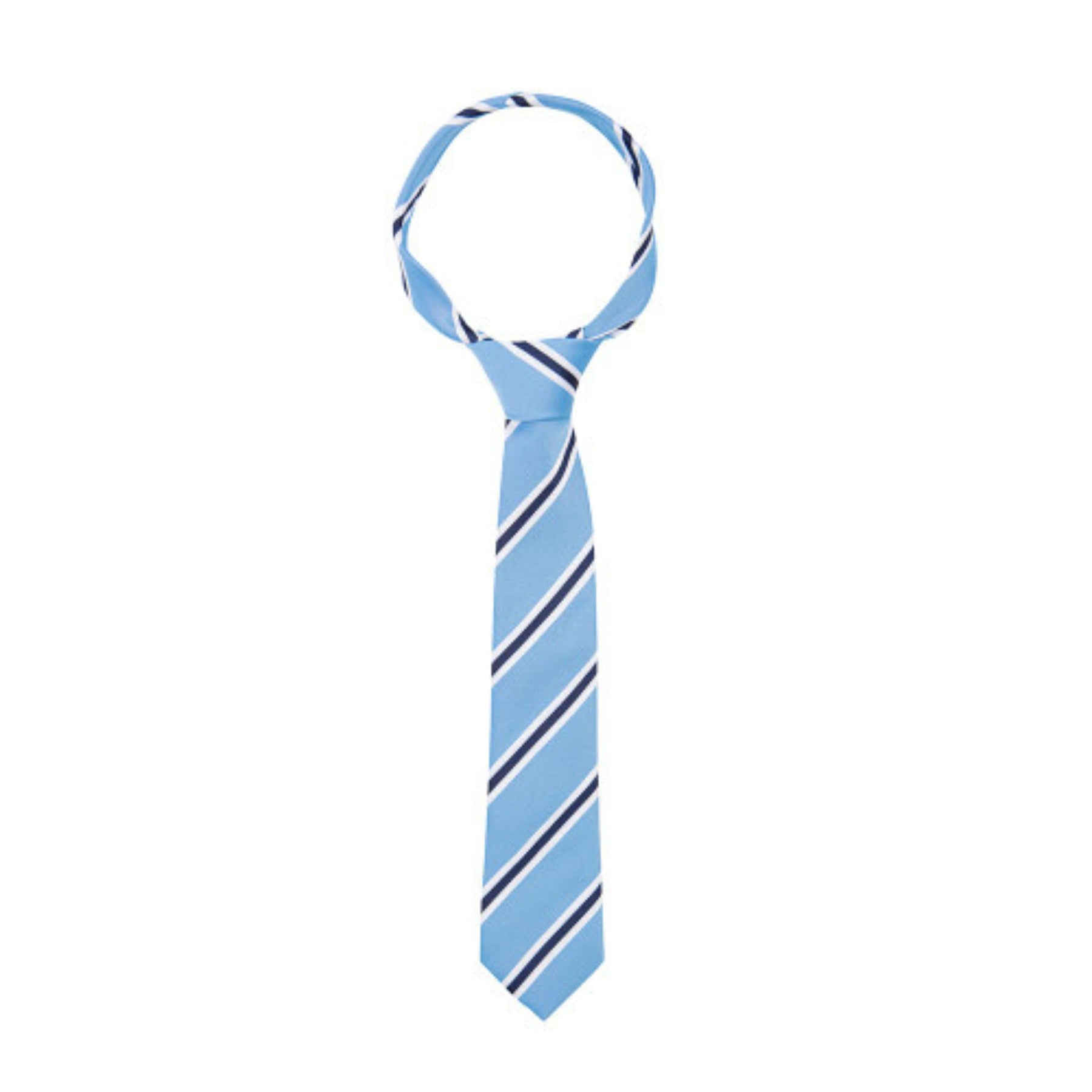 Supreme Products Show Riding Tie in Blue with Navy Stripes