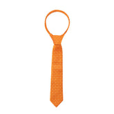 Supreme Products Show Riding Tie in Orange with Gold Diamonds Print