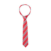 Supreme Products Show Riding Tie in Red with Navy Stripes
