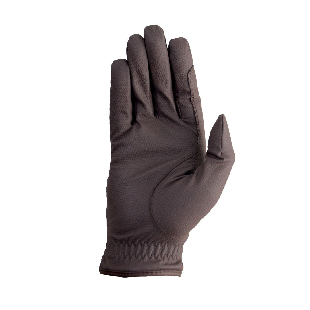 Supreme Products Pro Performance Show Ring Riding Gloves in Brown