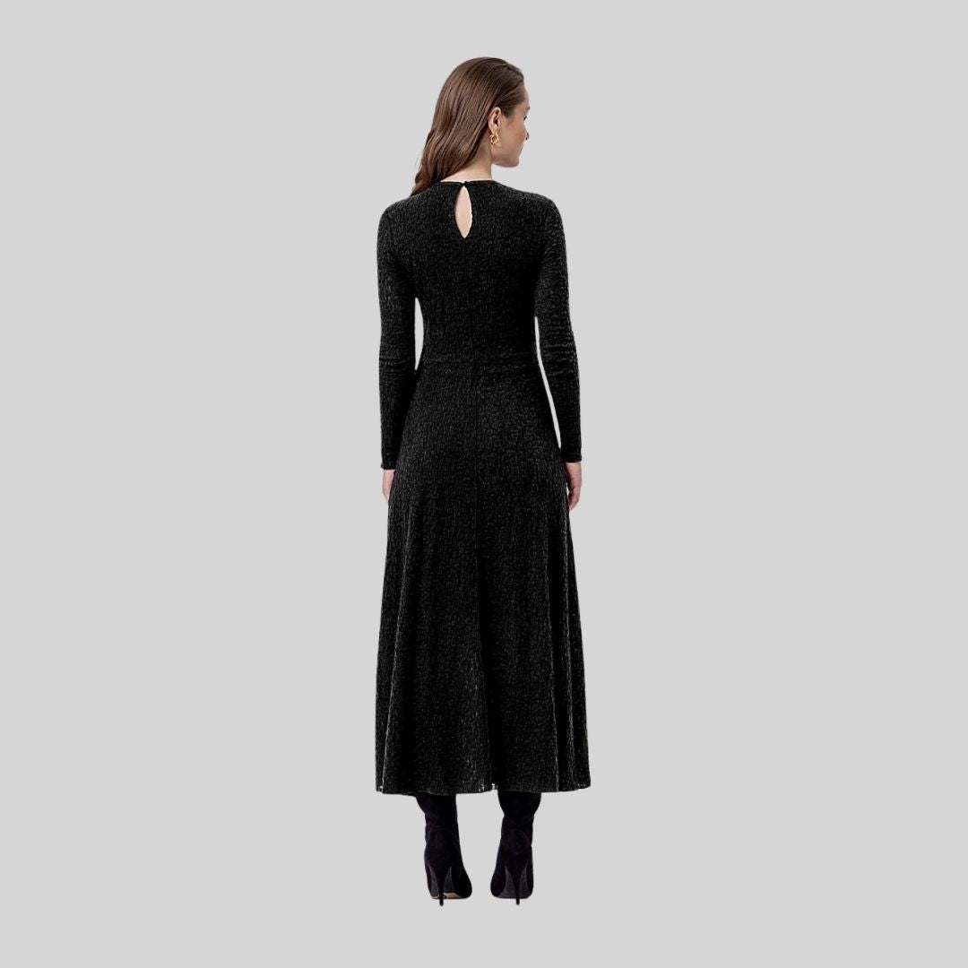 Surkana Long Dress in Black