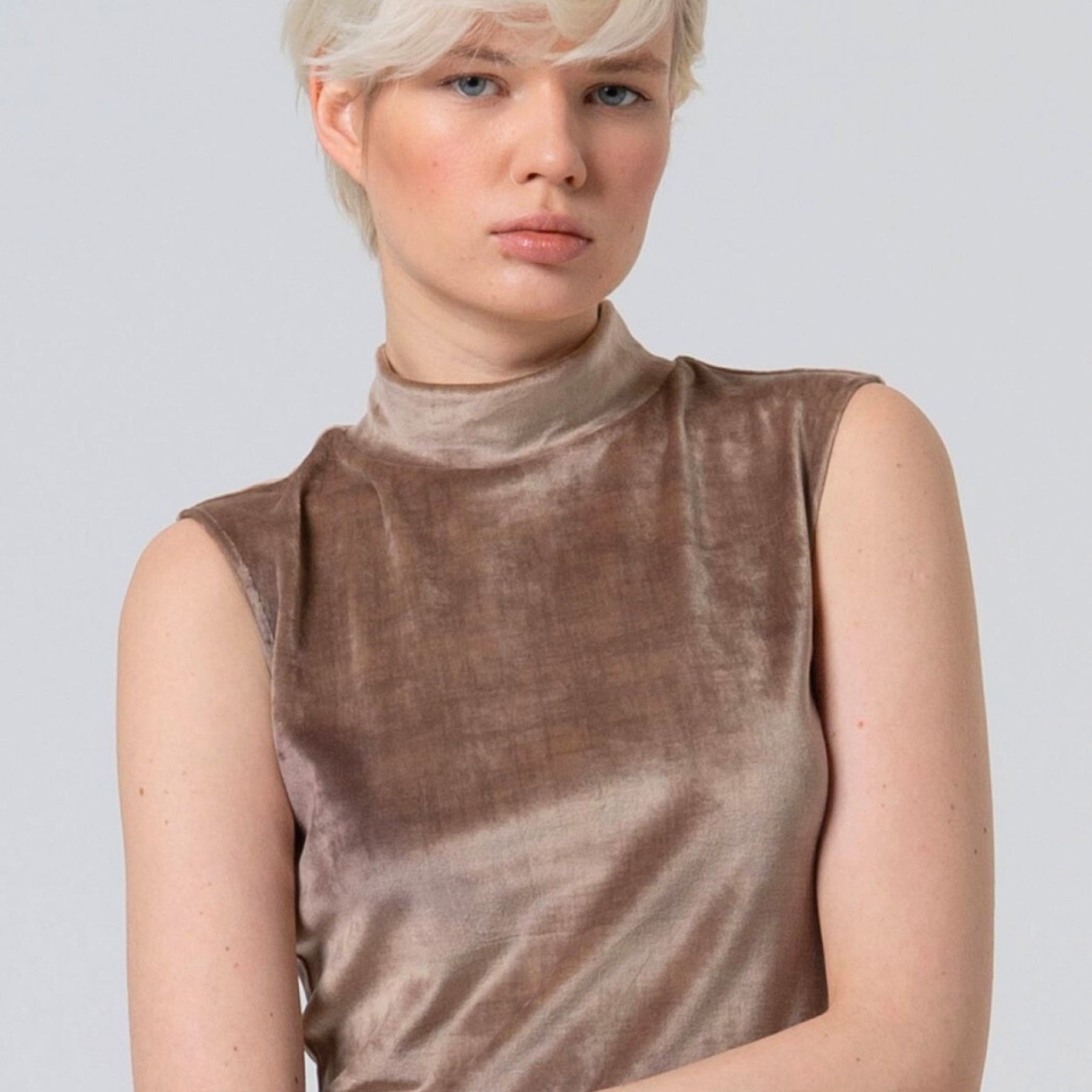 Surkana Women's Nite Tank Top in Beige