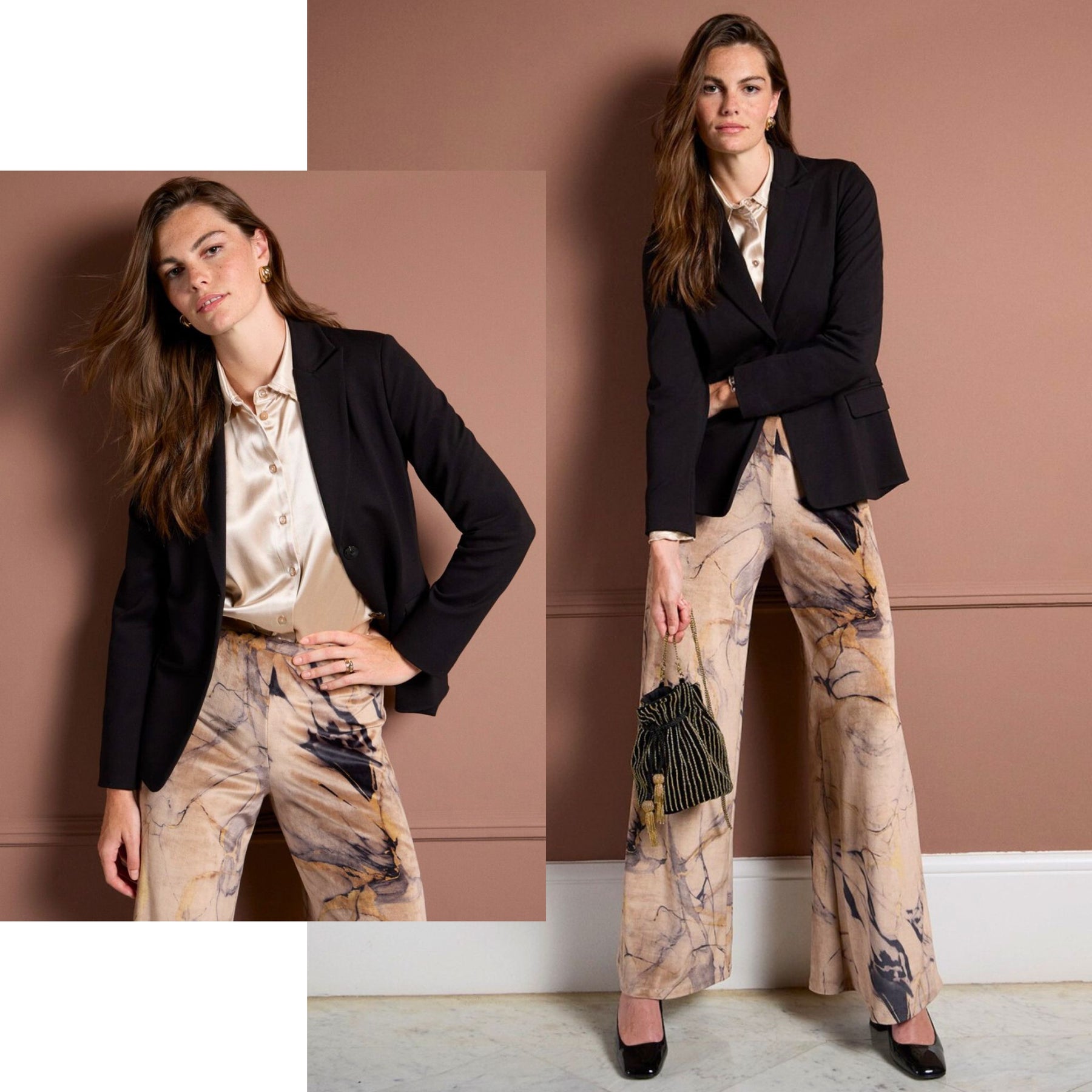 Surkana Women's Nite Wide Trousers in Multi