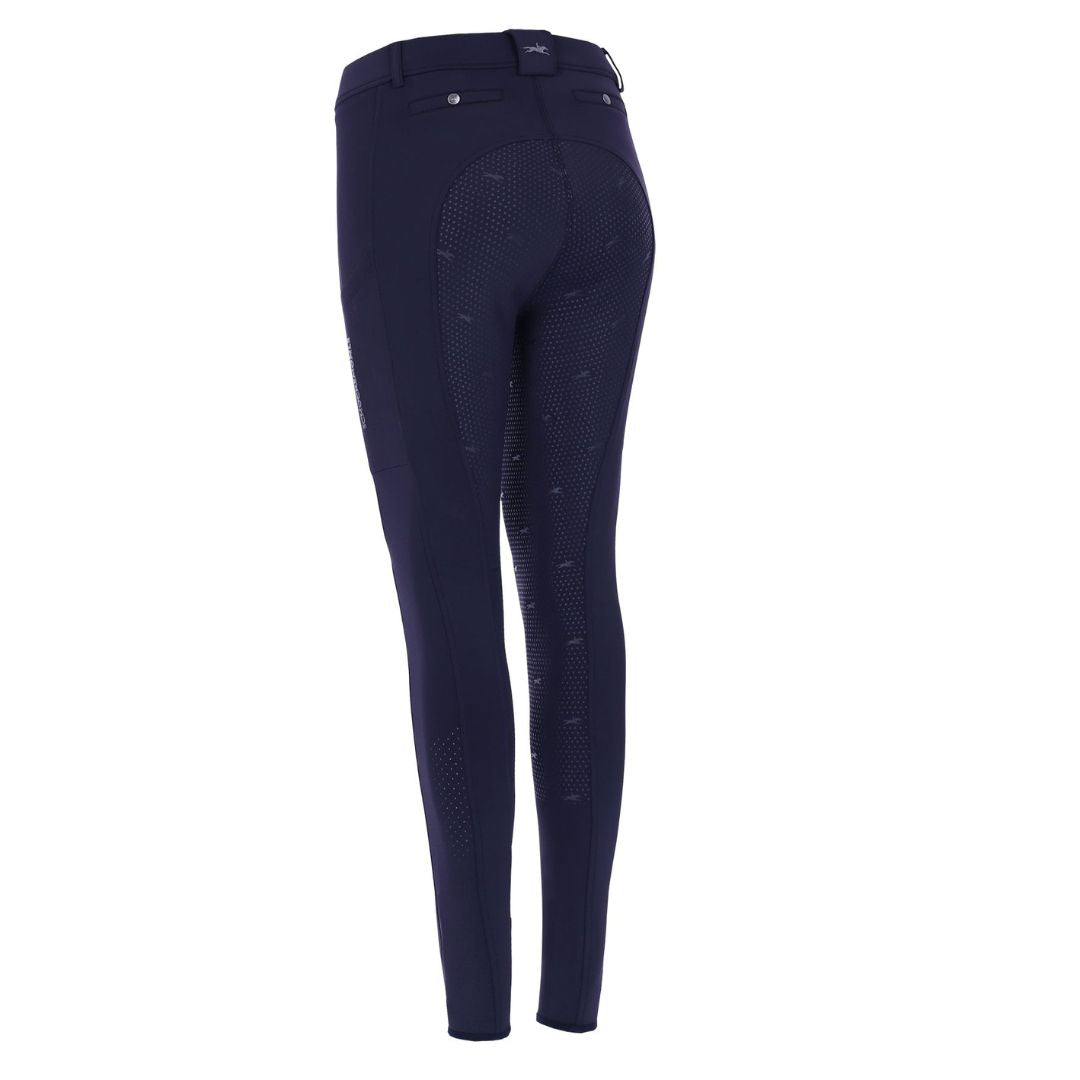 Schockemohle Women's Air Sporty FS Style Riding Tights in Dark Navy