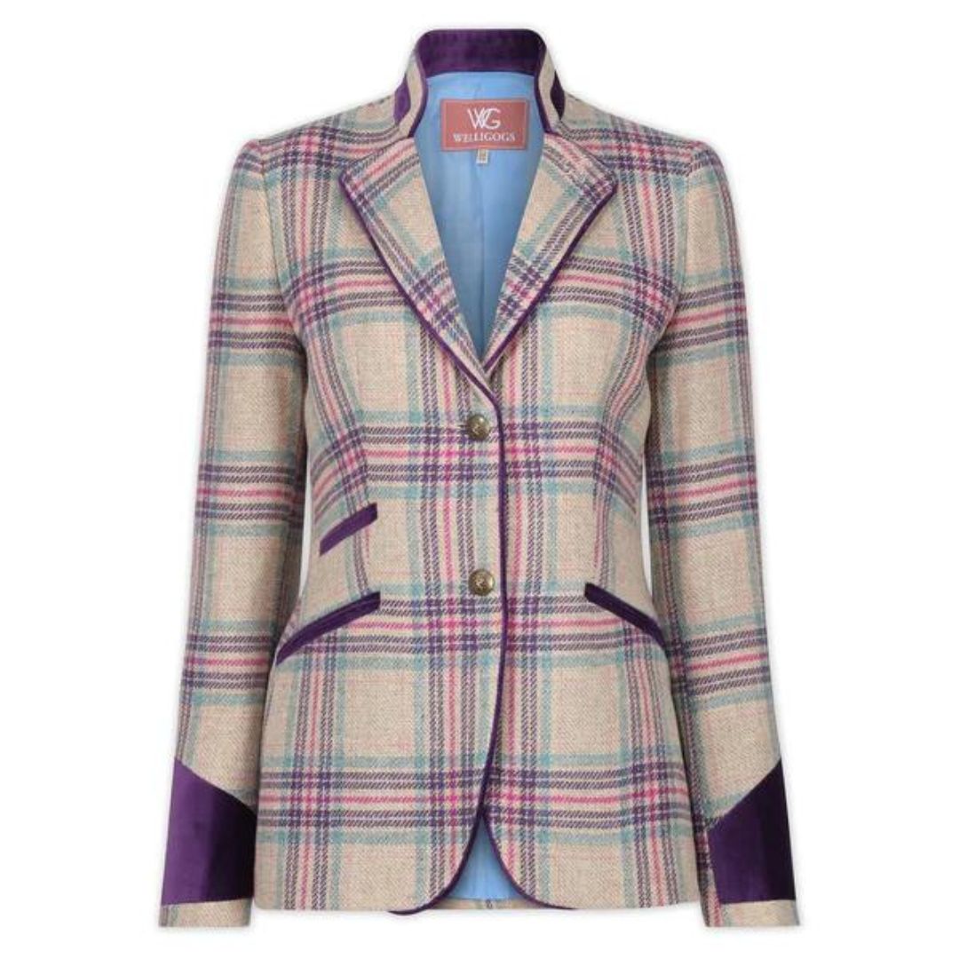 Welligogs Women's Ascot Wool Jacket in Cream Tea