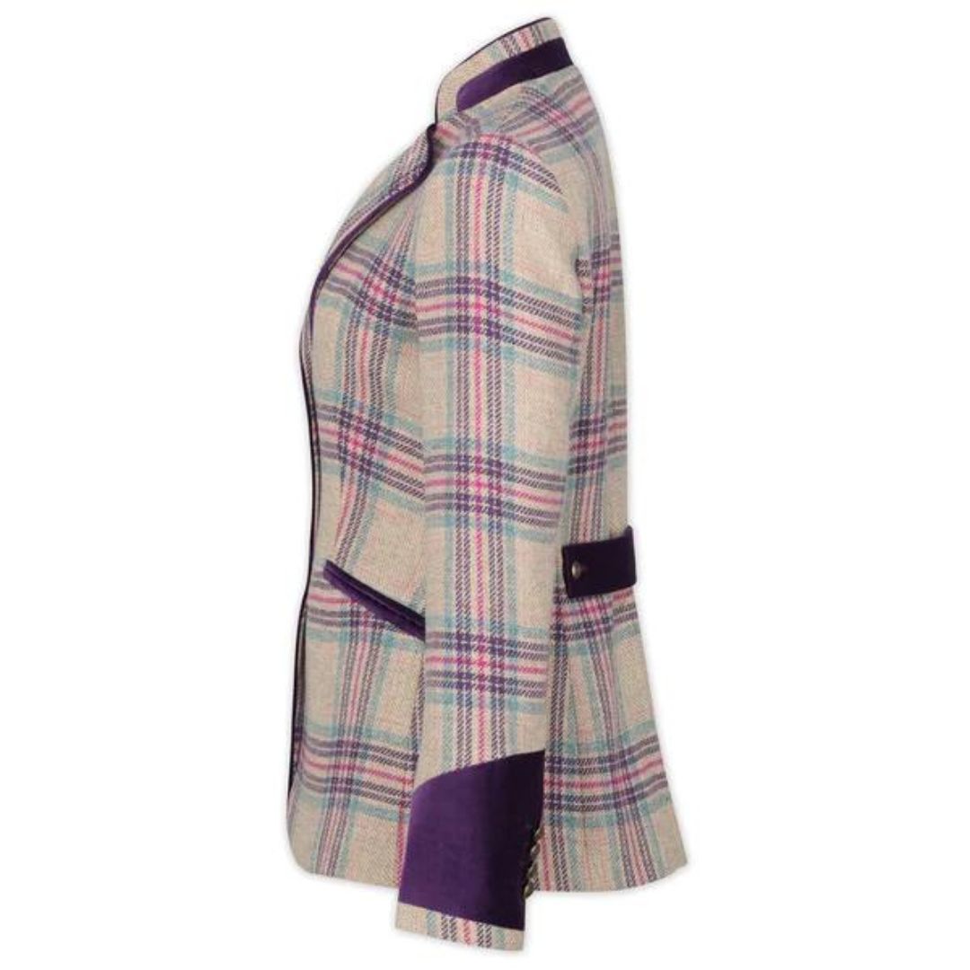 Welligogs Women's Ascot Wool Jacket in Cream Tea