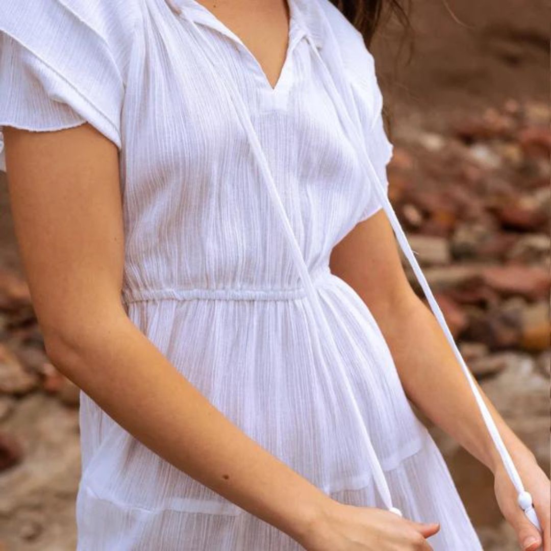 Welligogs Women's Jasmine Dress in White