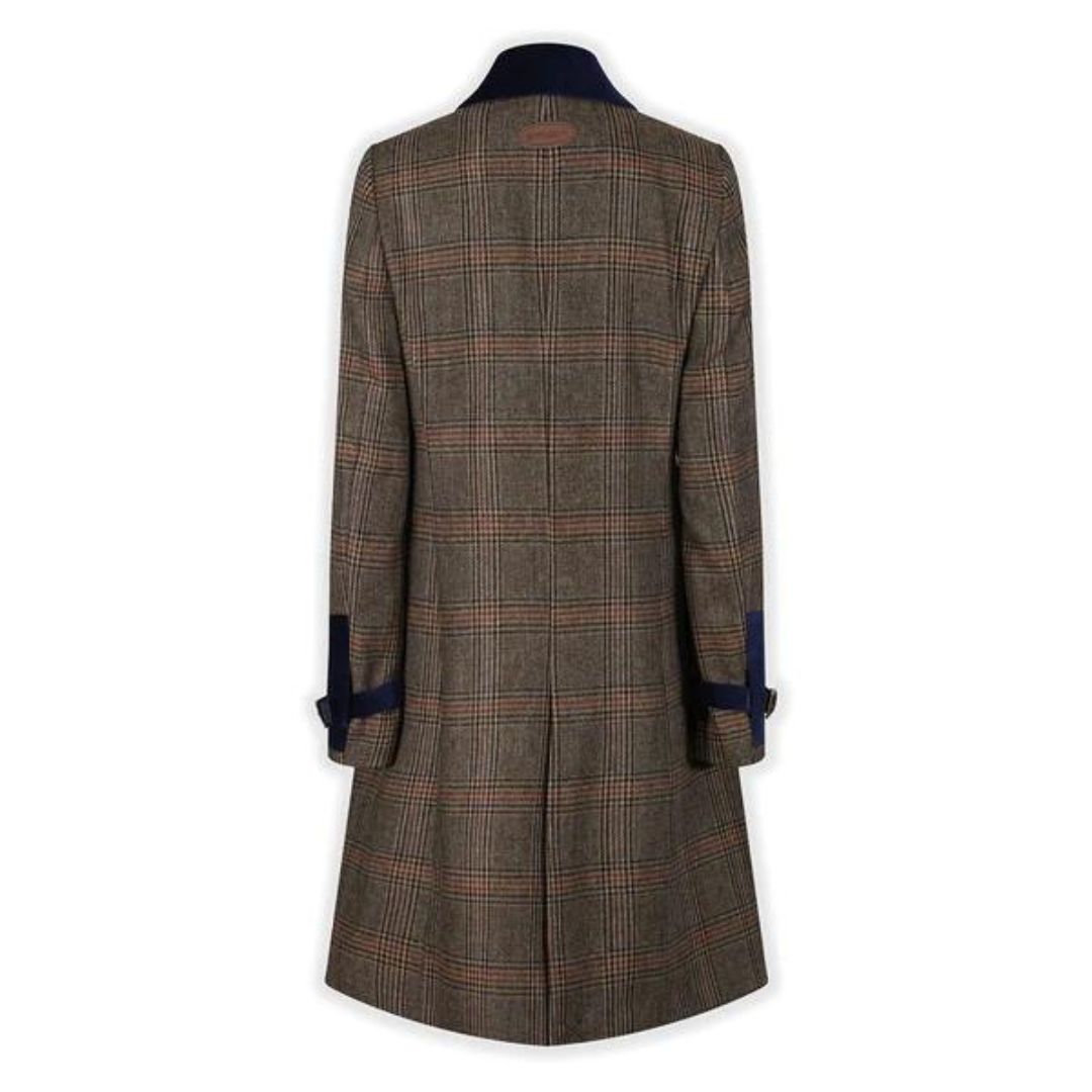 Welligogs Women's Kensington Wool Trench Coat in Midnight Blue