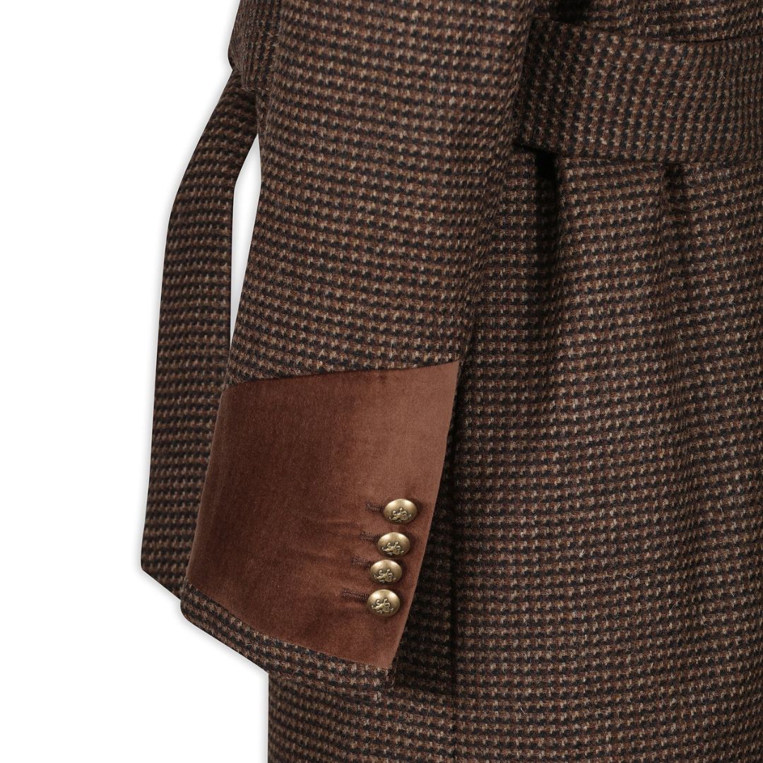 Welligogs Women's Paddington Long Coat in Coffee