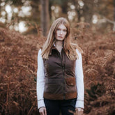 Welligogs Women's Roxy Wax Gilet in Tan