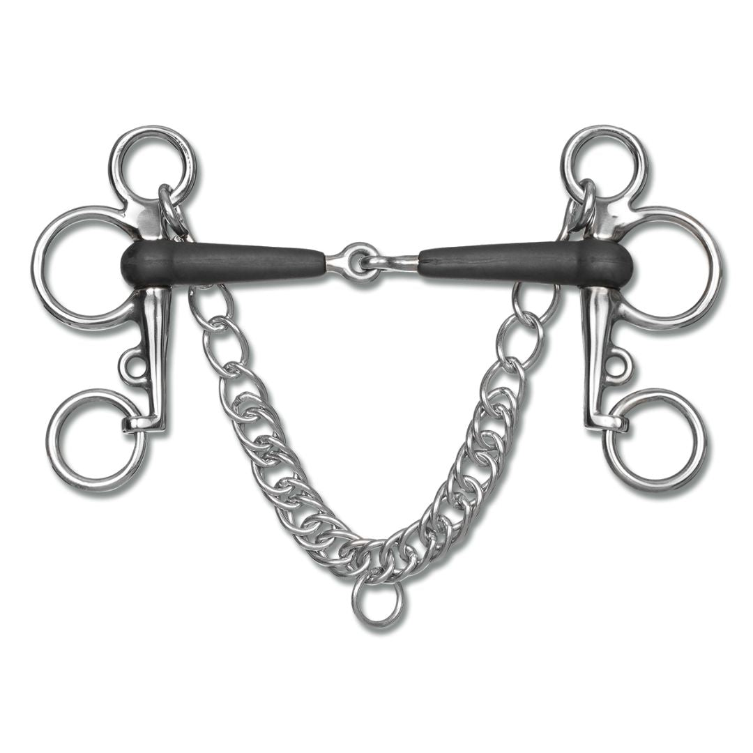 Waldhausen Pelham Rubber Jointed Bit