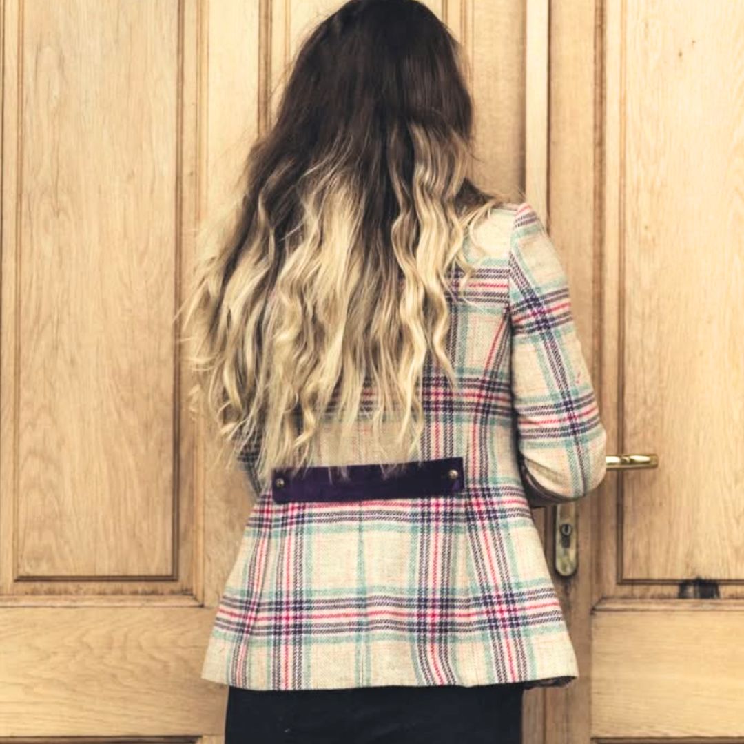 Welligogs Women's Ascot Wool Jacket in Cream Tea