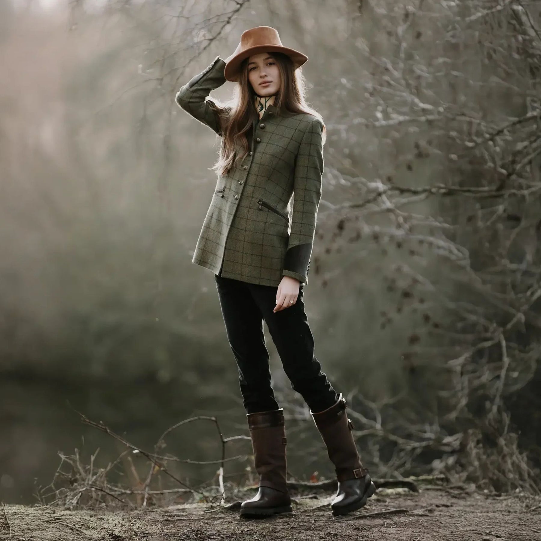 Welligogs Women's Knightsbridge Jacket in Fern