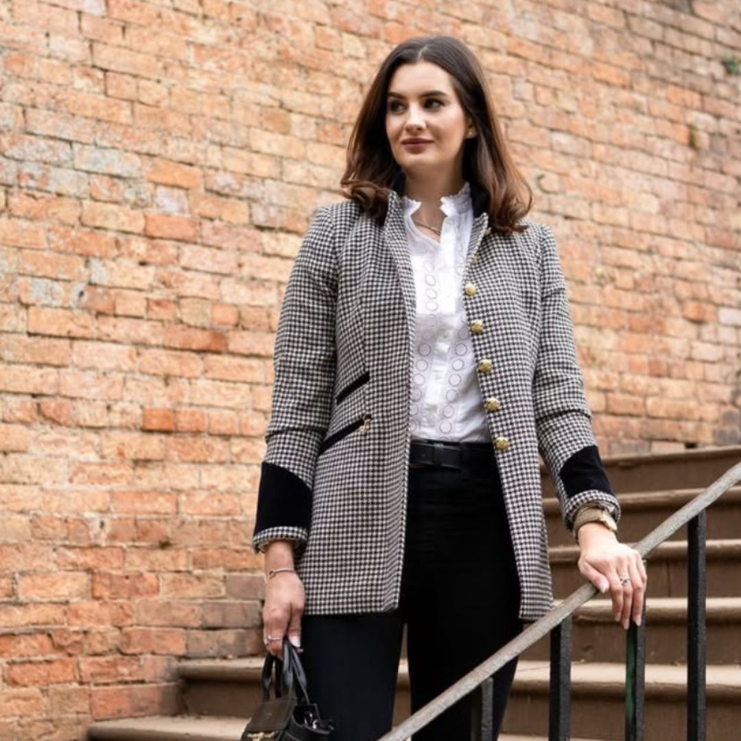 Welligogs Women's Phoebe Shirt in White Lace