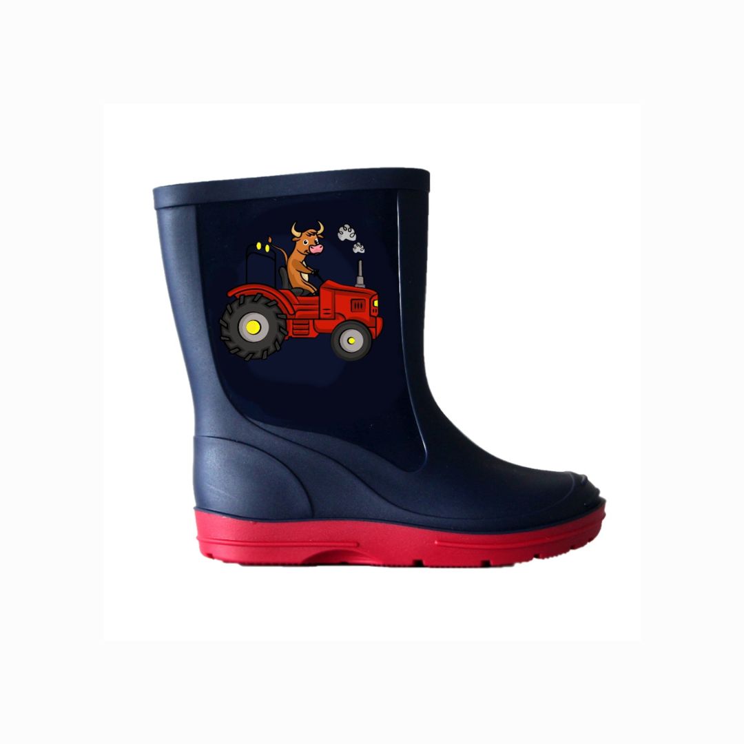 Westaro Kids Paddy Wellington Boots in Navy