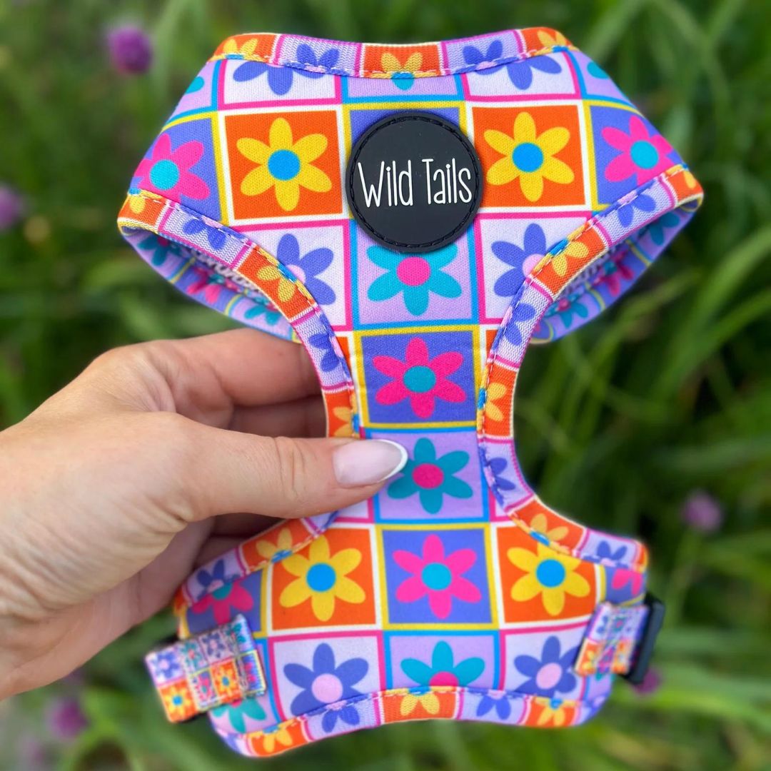 Wild Tails Flower Power Dog Harness