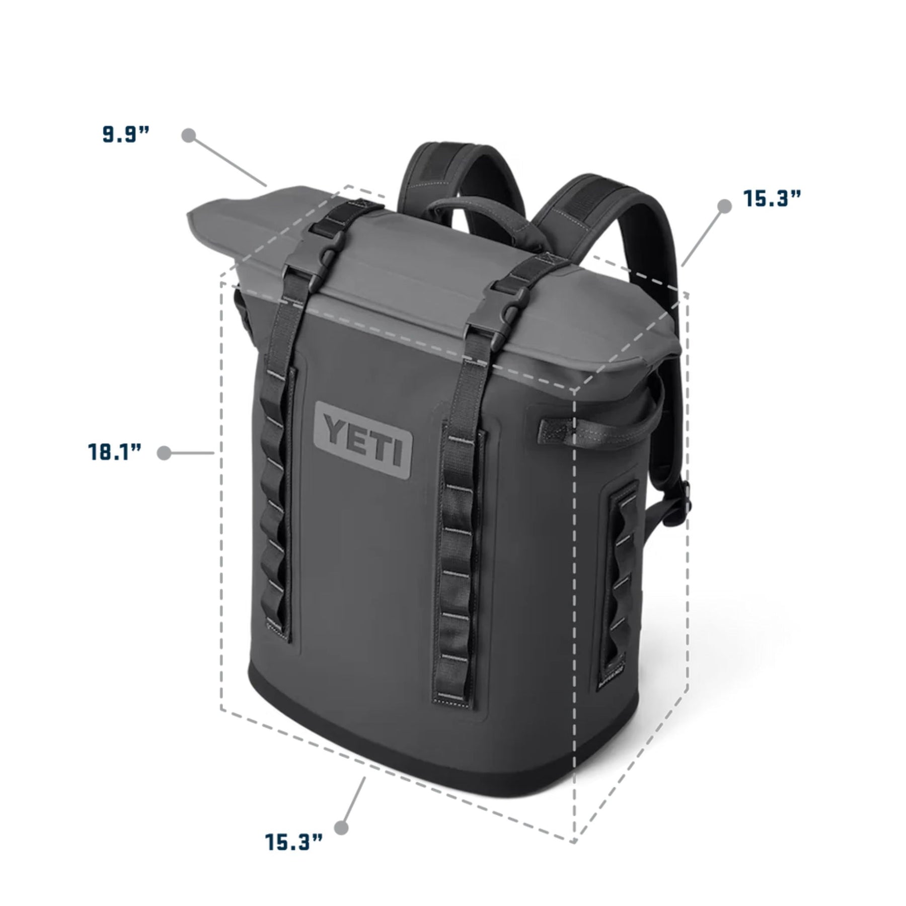 YETI Hopper M20 Backpack in Black Forest Green