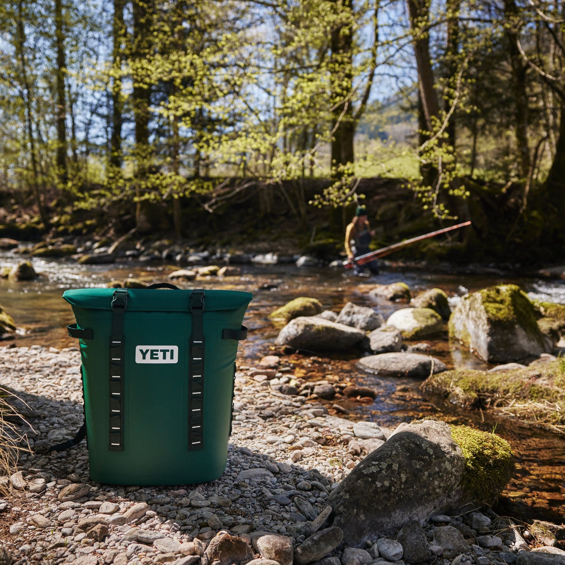 YETI Hopper M20 Backpack in Black Forest Green