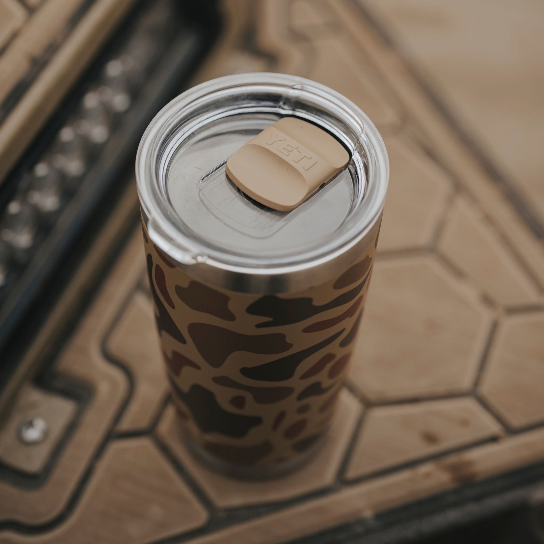 YETI Rambler 10 Oz Tumbler in Wetlands Camo (295ml) with Magslider Lid