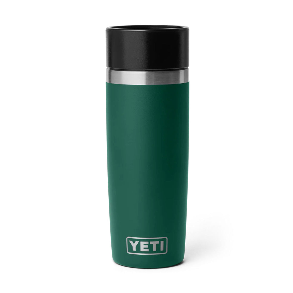 YETI Rambler 16 Oz Travel Bottle in Black Forest Green (473ml) with Commuter Cap