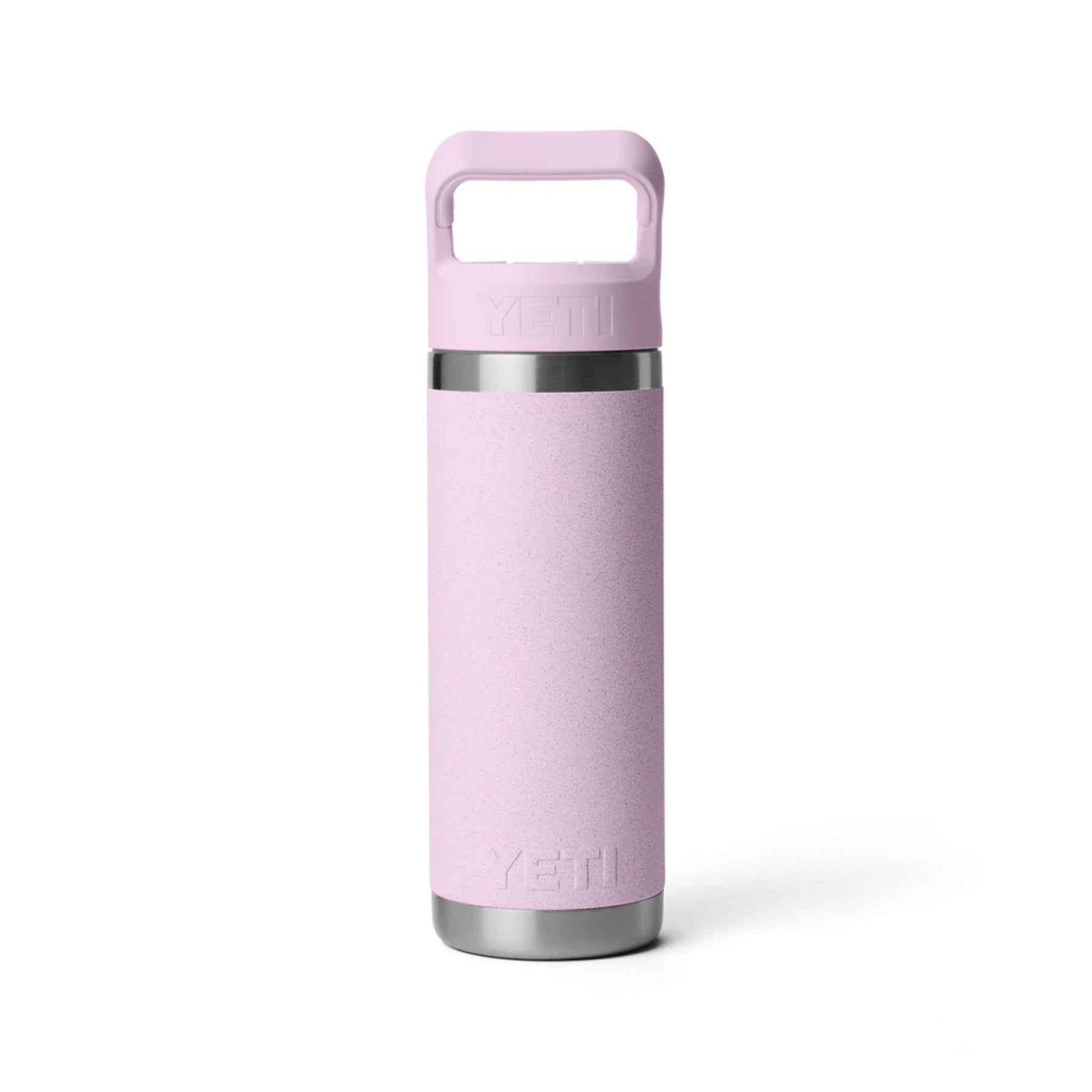 YETI Rambler 18 Oz Bottle in Cherry Blossom (532ml) with Straw Cap