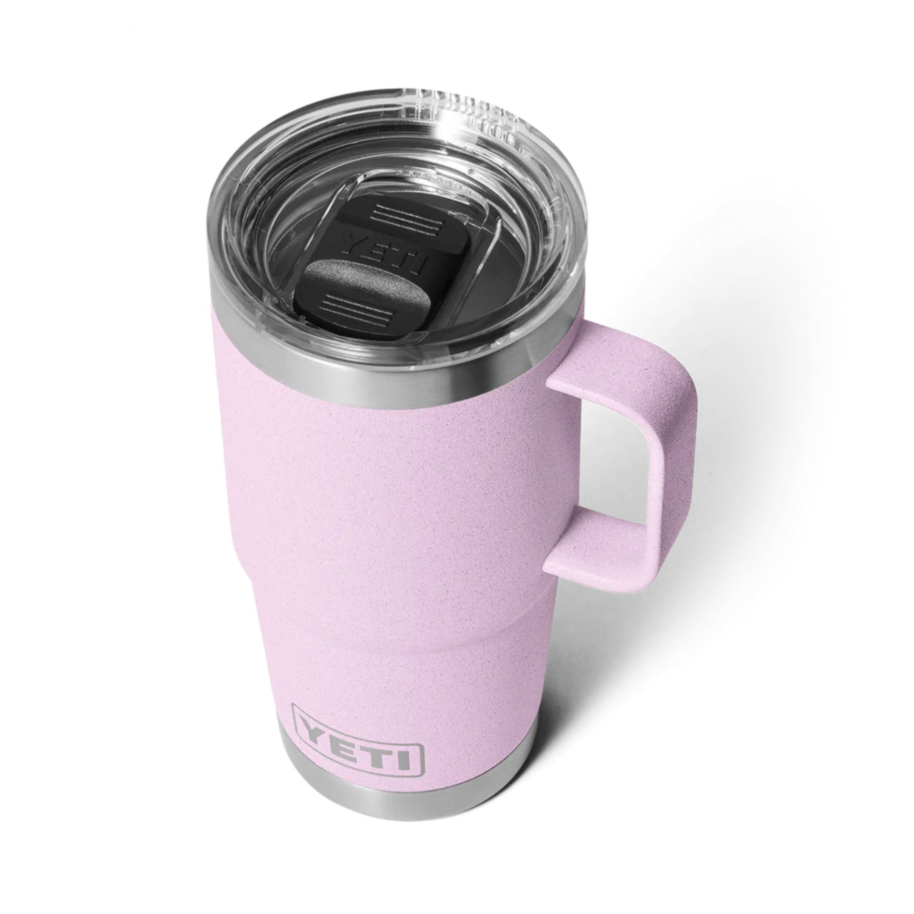YETI Rambler 20 Oz Travel Mug in Cherry Blossom (591ml) with StrongHold Lid
