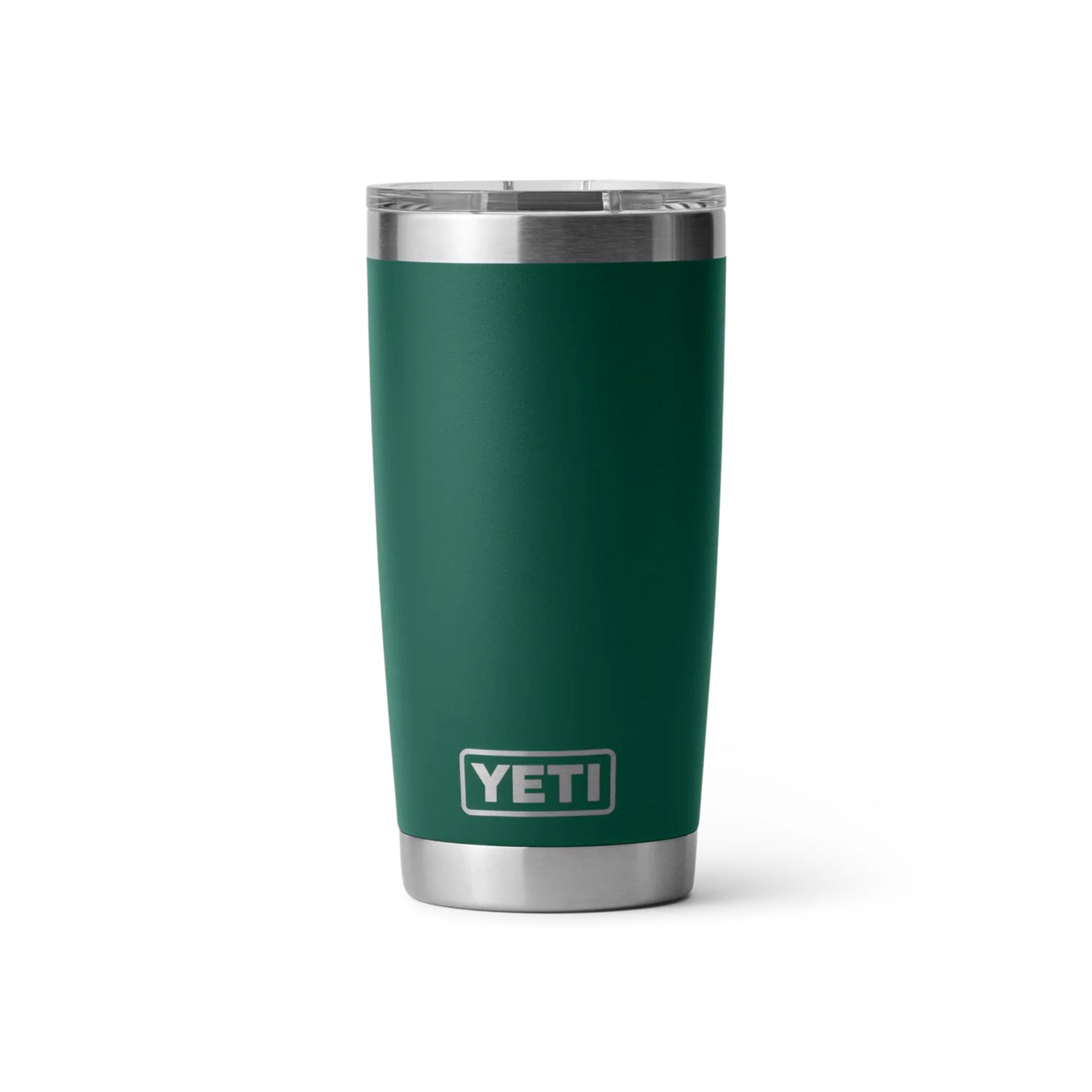 YETI Rambler 20 Oz Tumbler in Black Forest Green (591ml) with Magslider Lid