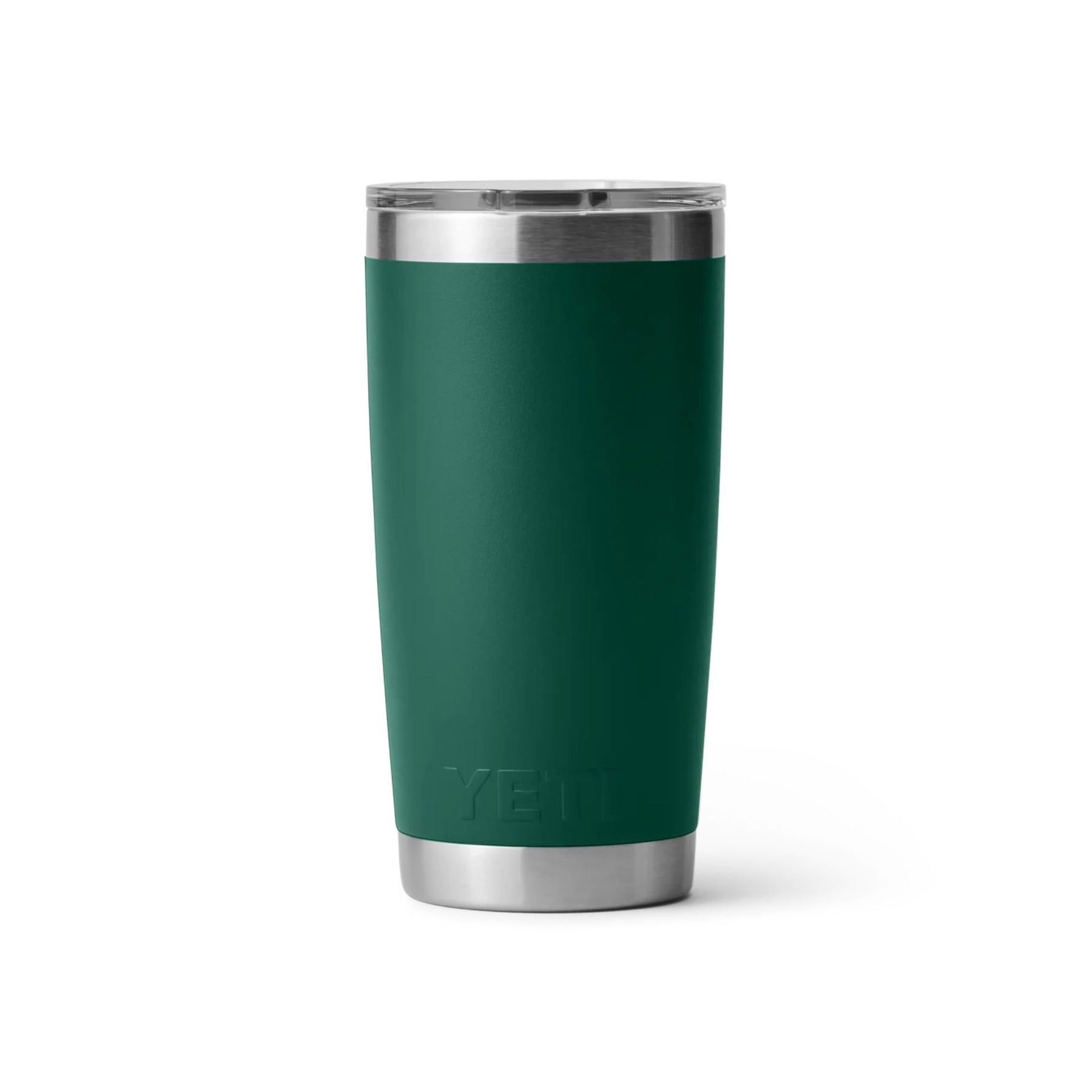 YETI Rambler 20 Oz Tumbler in Black Forest Green (591ml) with Magslider Lid