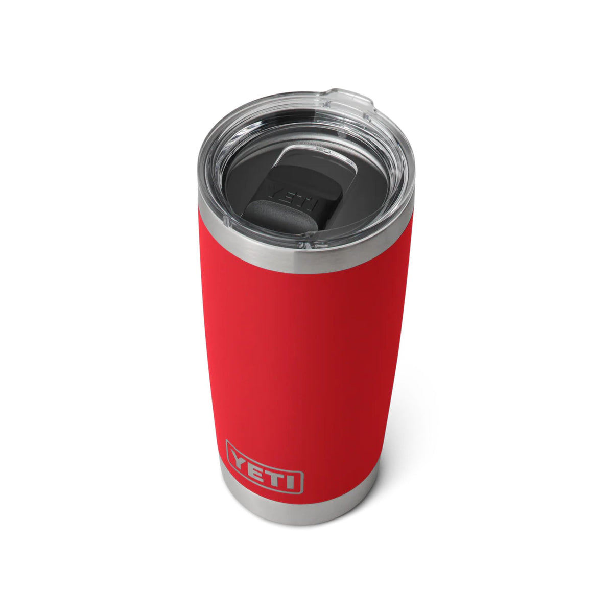 YETI Rambler 20 Oz Tumbler in Rescue Red (591ml) with Magslider Lid