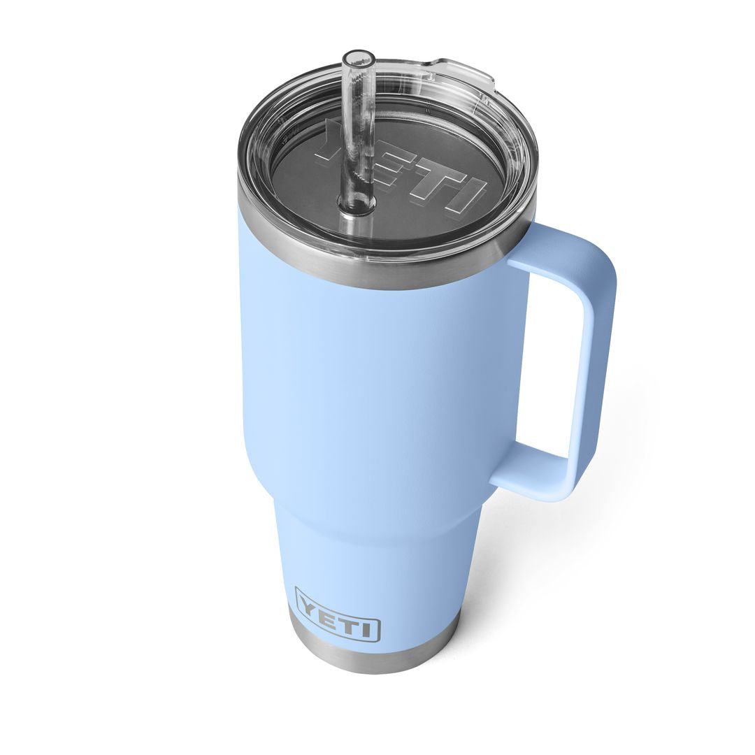 YETI Rambler 42 Oz Straw Mug in Big Sky Bue (1242ml) with Straw Lid