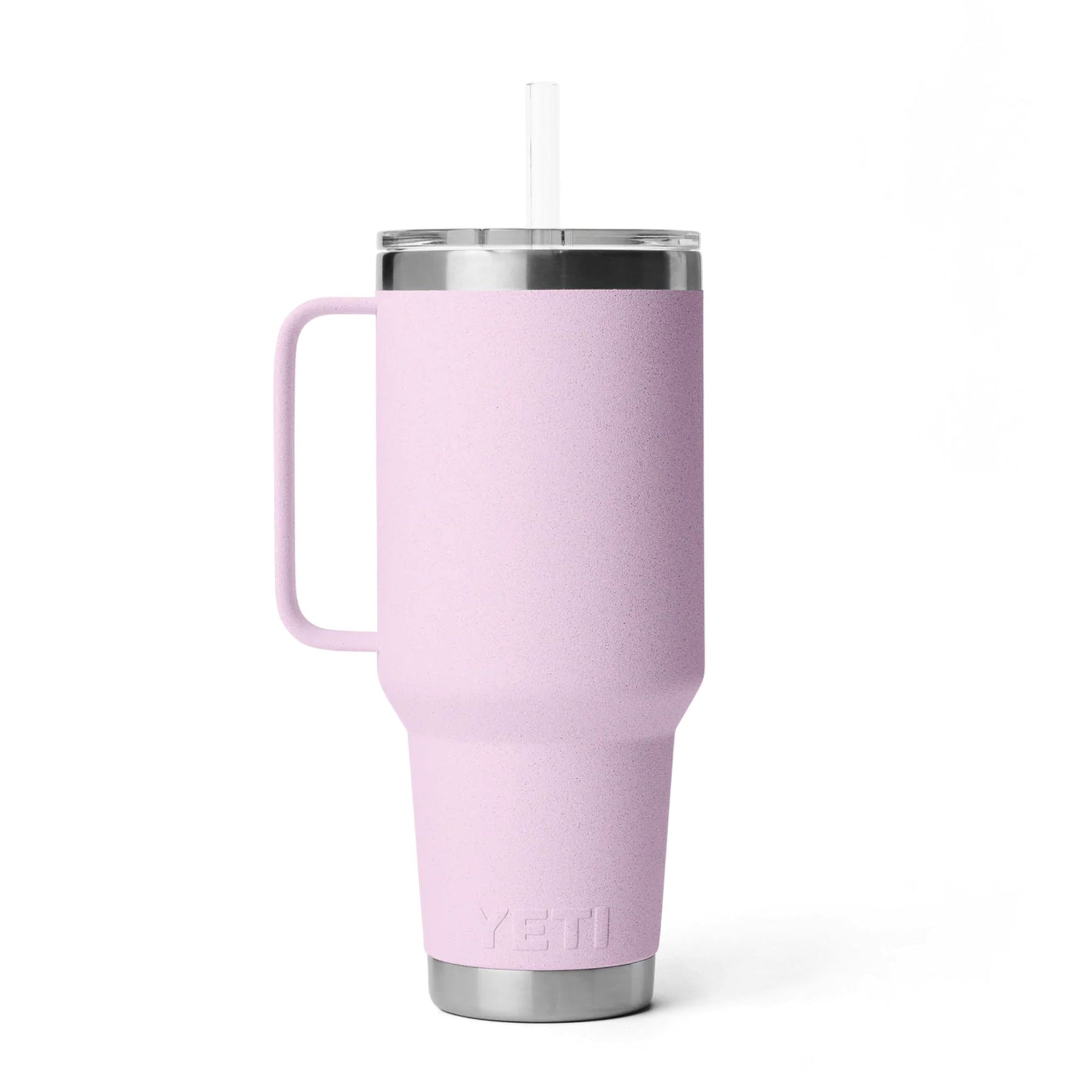 YETI Rambler 42 Oz Straw Mug in Cherry Blossom (1242ml) with Straw Lid