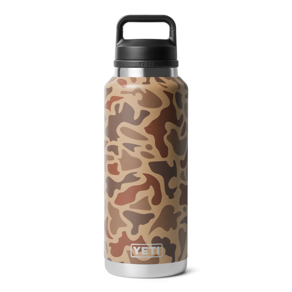 YETI Rambler 46 Oz Bottle in Wetlands Camo (1400ml) with Chug Cap