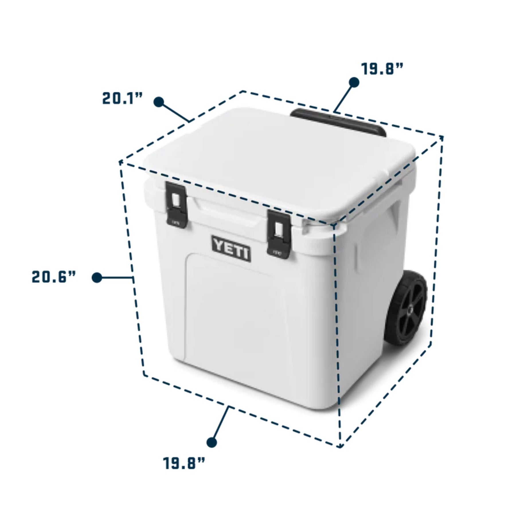 YETI Roadie 48 Wheeled Cool Box in Navy