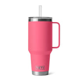 YETI Rambler 42 Oz Straw Mug in Tropical Pink (1242ml) with Straw Lid