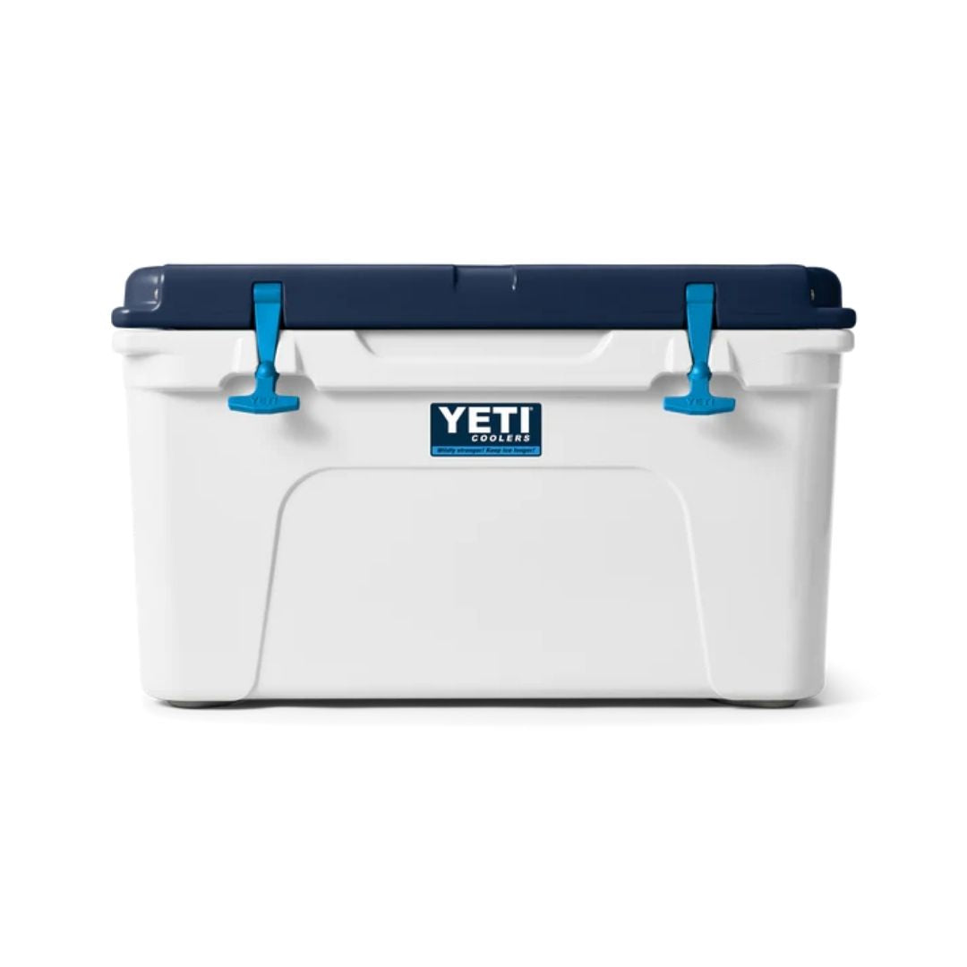 YETI Tundra 45 Cooler Box in White/Blue