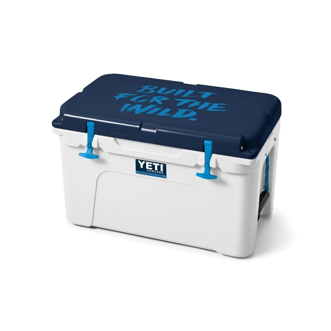 YETI Tundra 45 Cooler Box in White/Blue