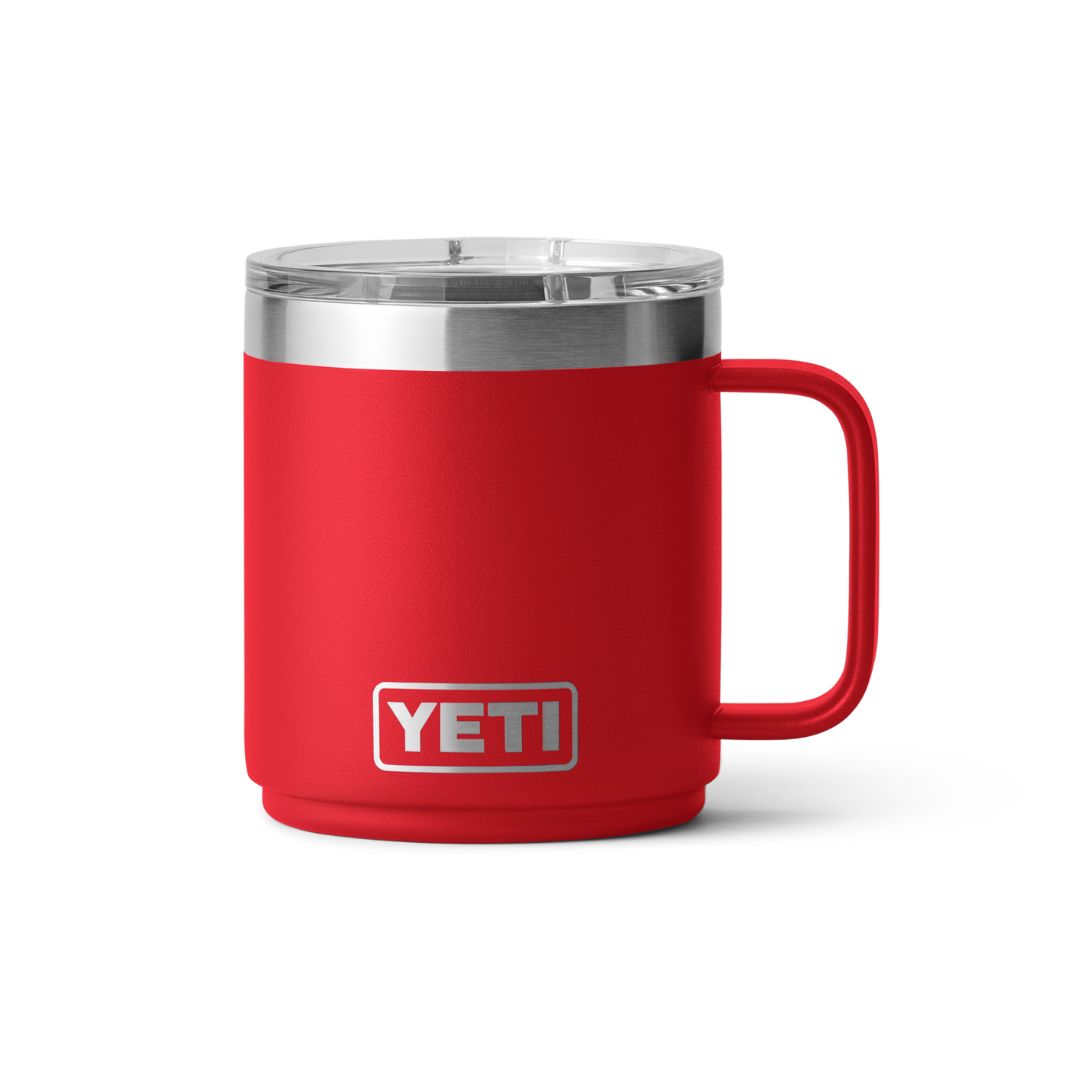 YETI Rambler 10 Oz Stackable Mug with Magslider Lid in Rescue Red (296 ml)