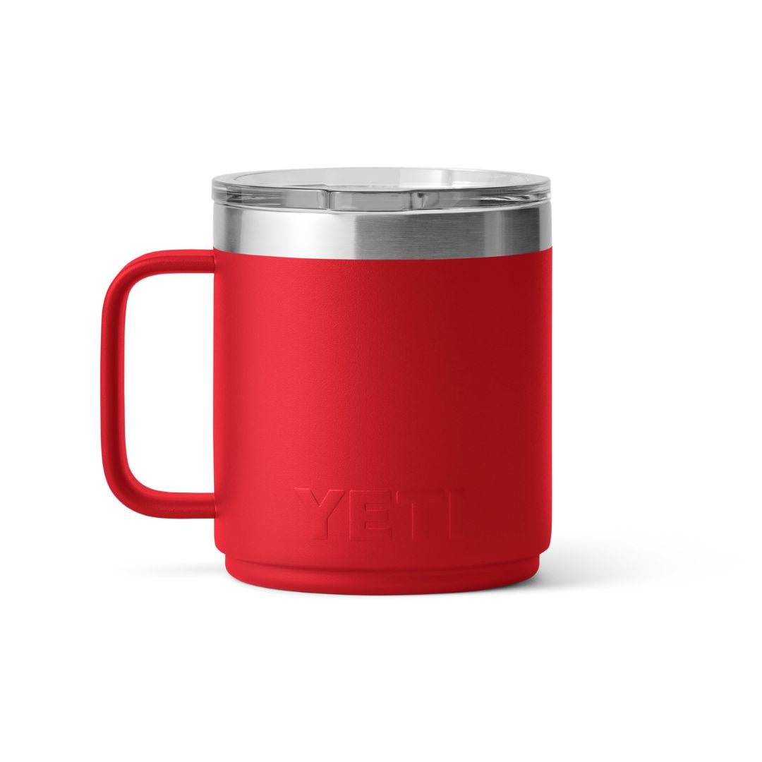 YETI Rambler 10 Oz Stackable Mug with Magslider Lid in Rescue Red (296 ml)