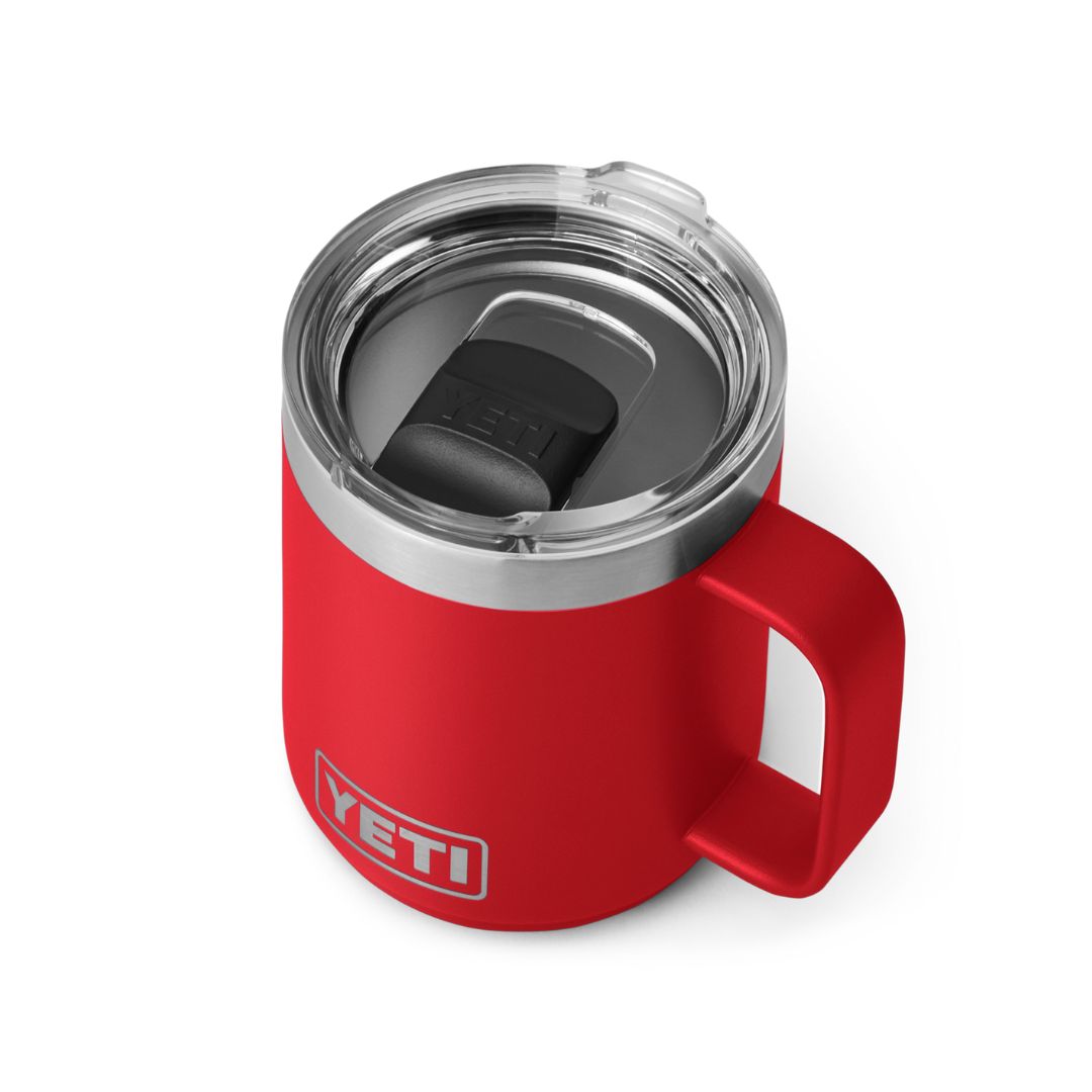 YETI Rambler 10 Oz Stackable Mug with Magslider Lid in Rescue Red (296 ml)