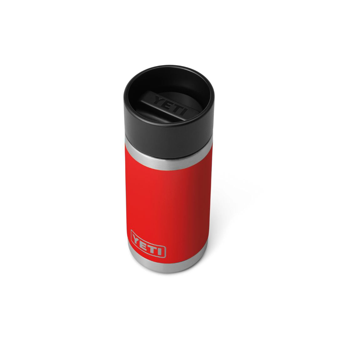 YETI Rambler 12 Oz Bottle in Rescue Red (354 ml) with Hotshot Cap