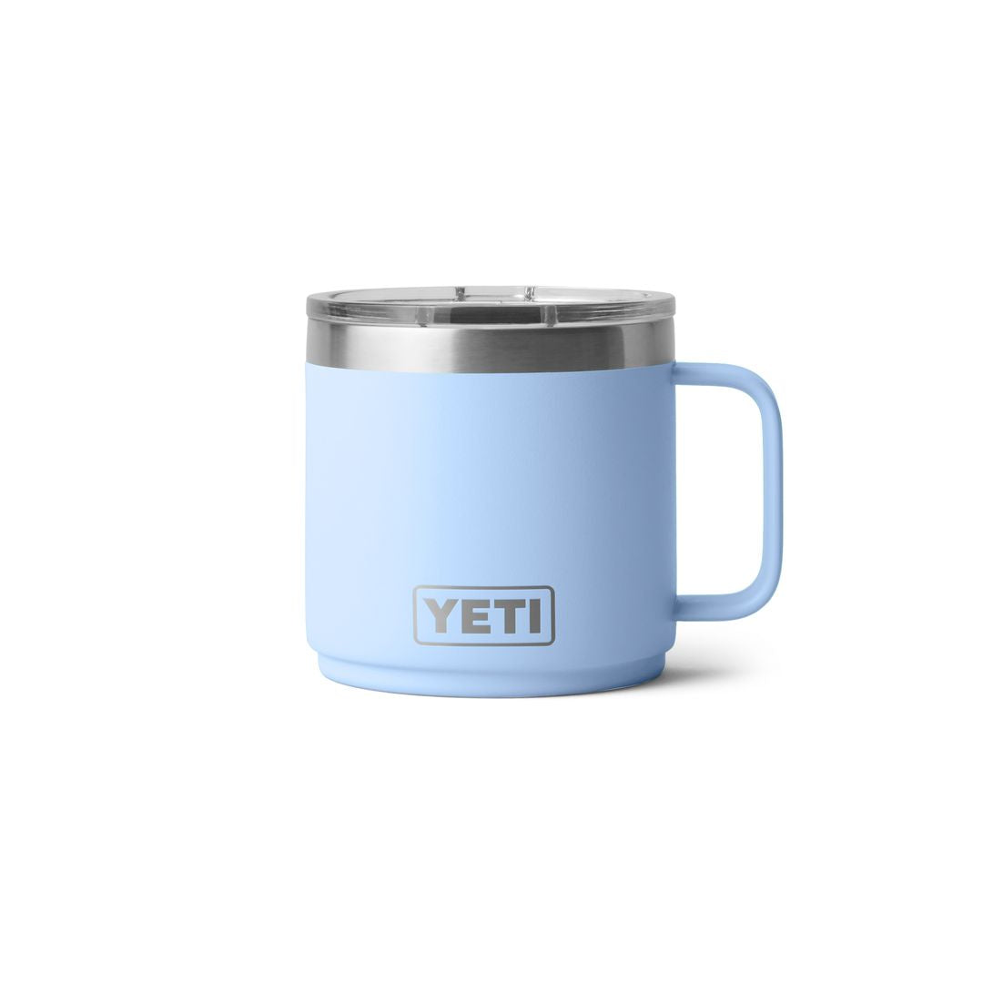 YETI Rambler 14 Oz Stackable Mug in Big Sky Blue (414ml) with Magslide