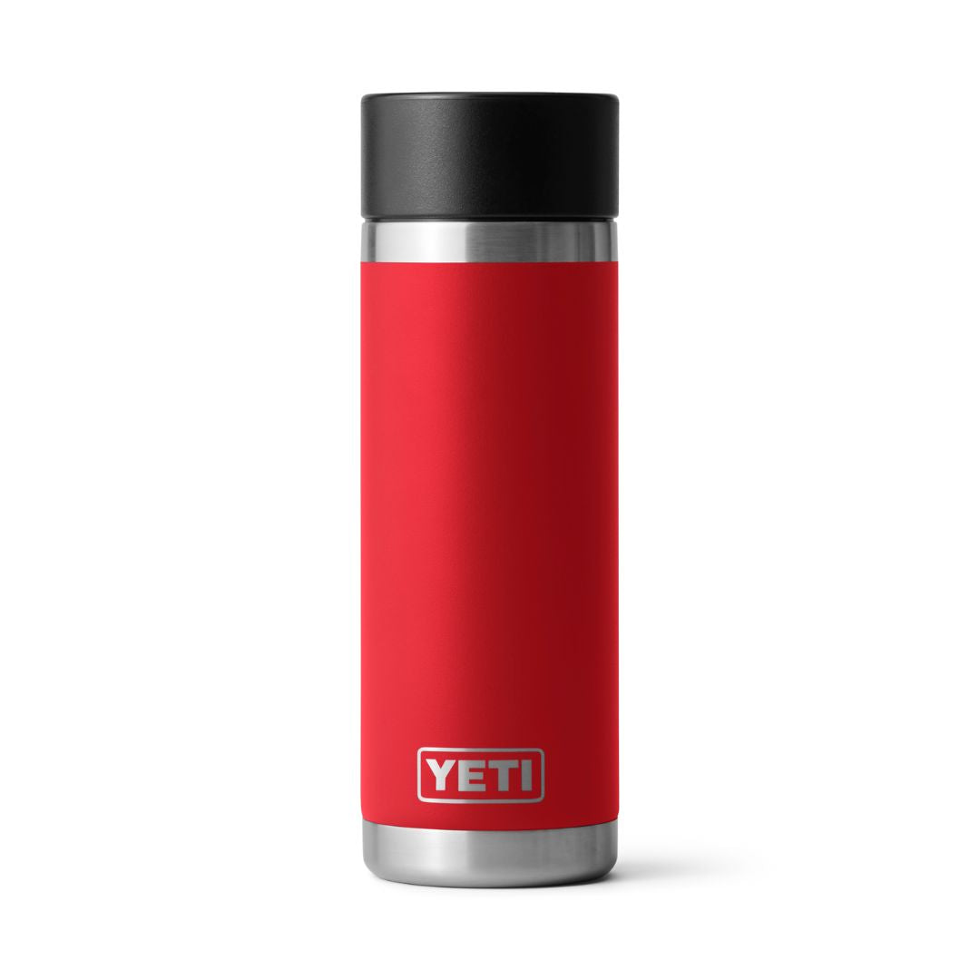 YETI Rambler 18 Oz Bottle in Rescue Red (532 ml) with Hotshot Cap