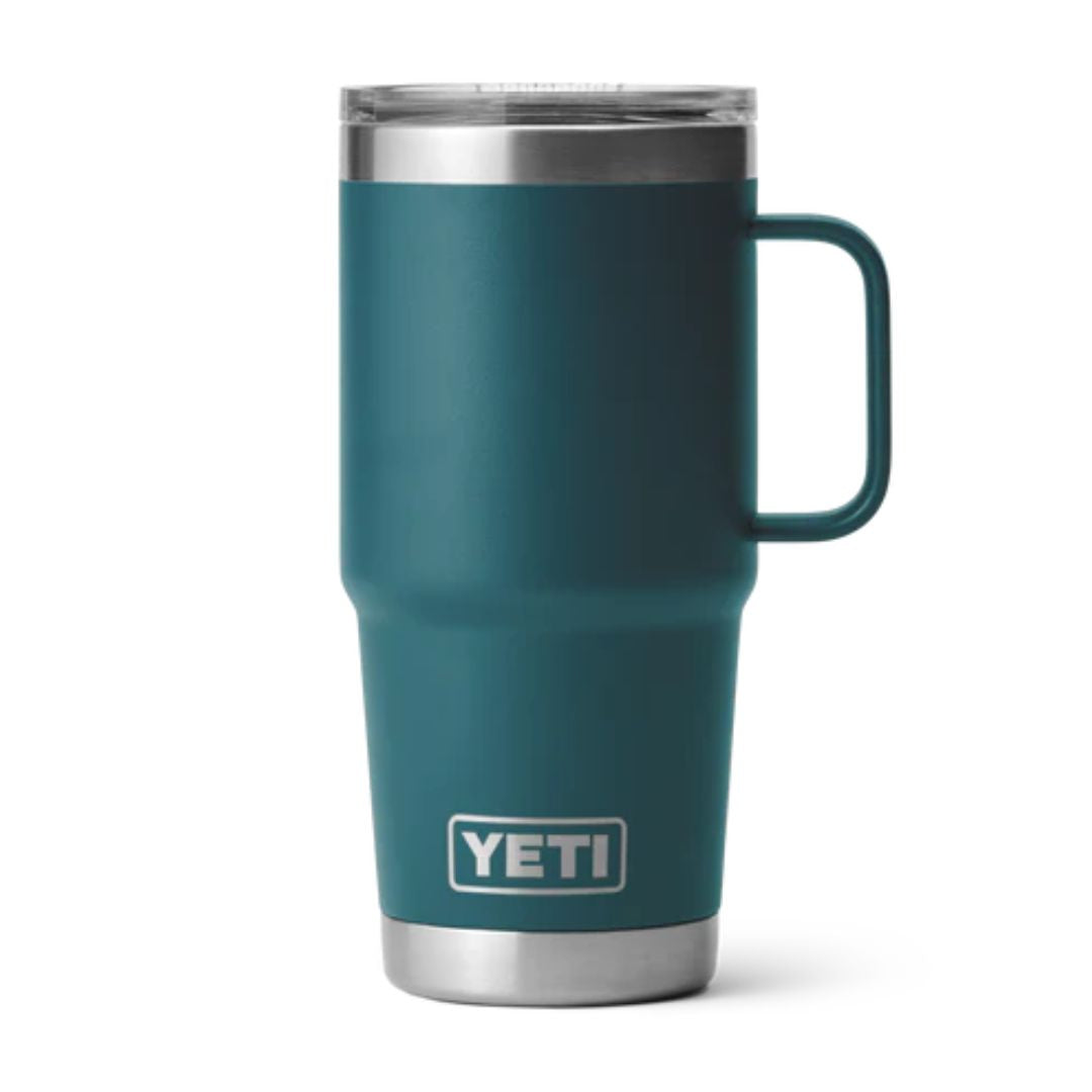 Yeti Rambler 20 Oz Travel Mug with Stronghold Lid in Agave Teal (591 ml)