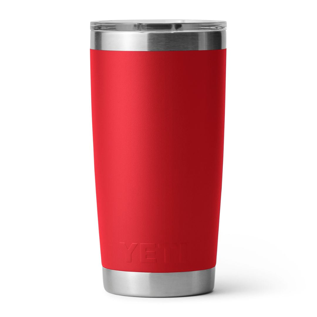 YETI Rambler 20 Oz Tumbler in Rescue Red (591ml) with Magslider Lid