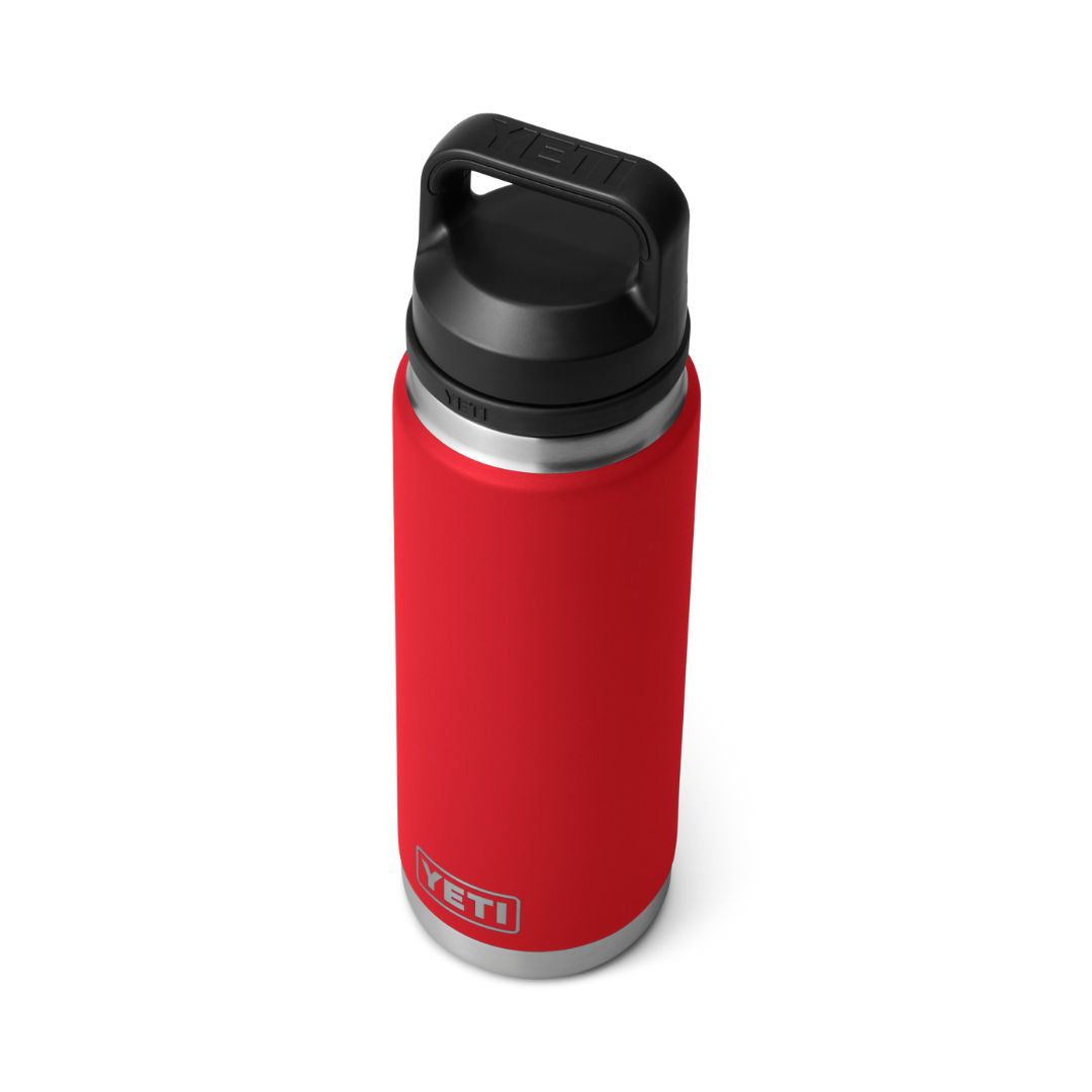 YETI Rambler 26 Oz Bottle with Chug Cap in Rescue Red (760 ml)