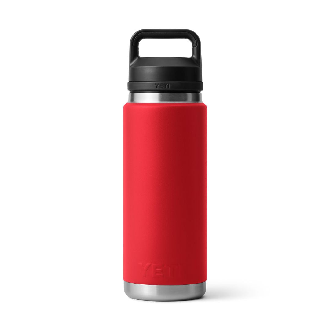 YETI Rambler 26 Oz Bottle with Chug Cap in Rescue Red (760 ml)