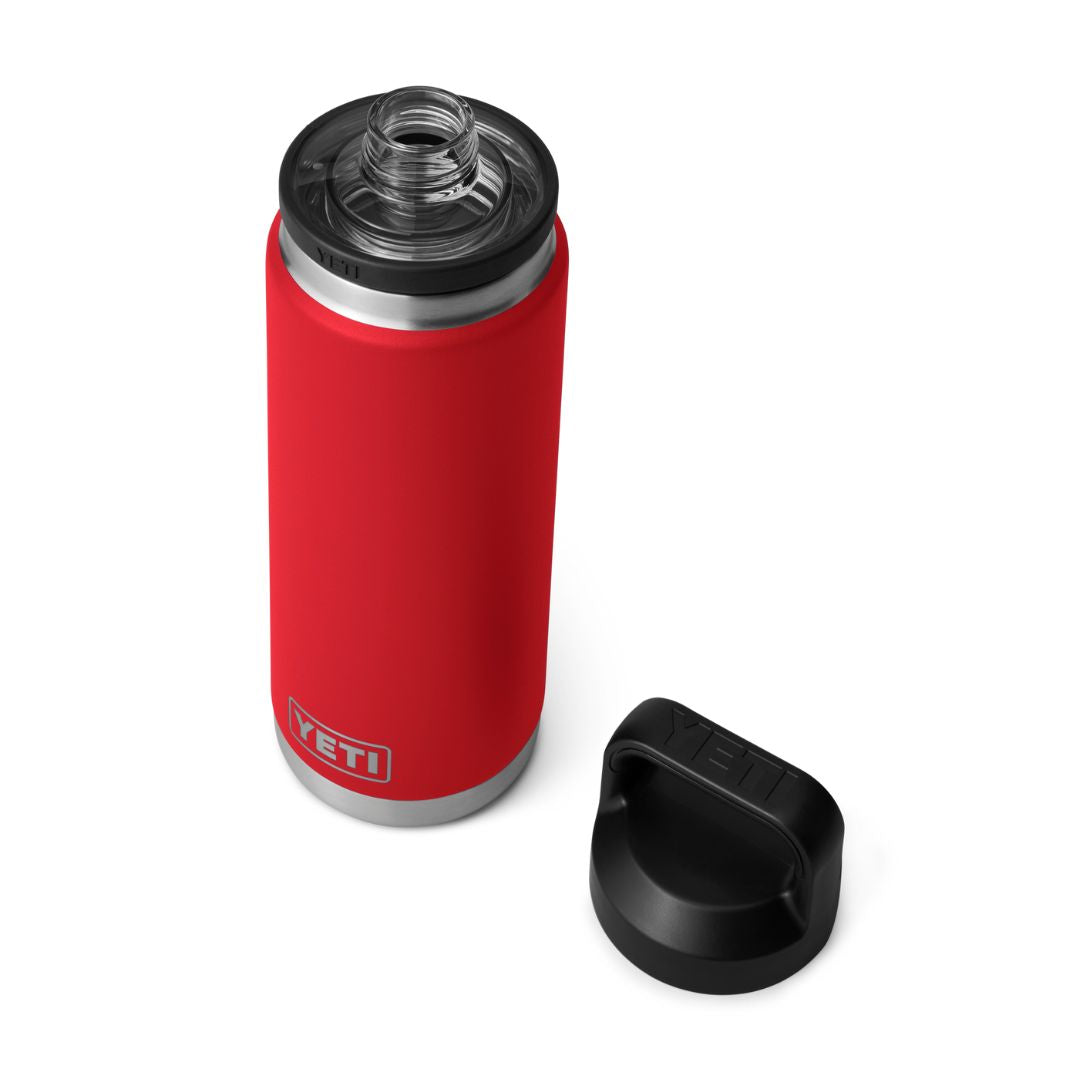 YETI Rambler 26 Oz Bottle with Chug Cap in Rescue Red (760 ml)